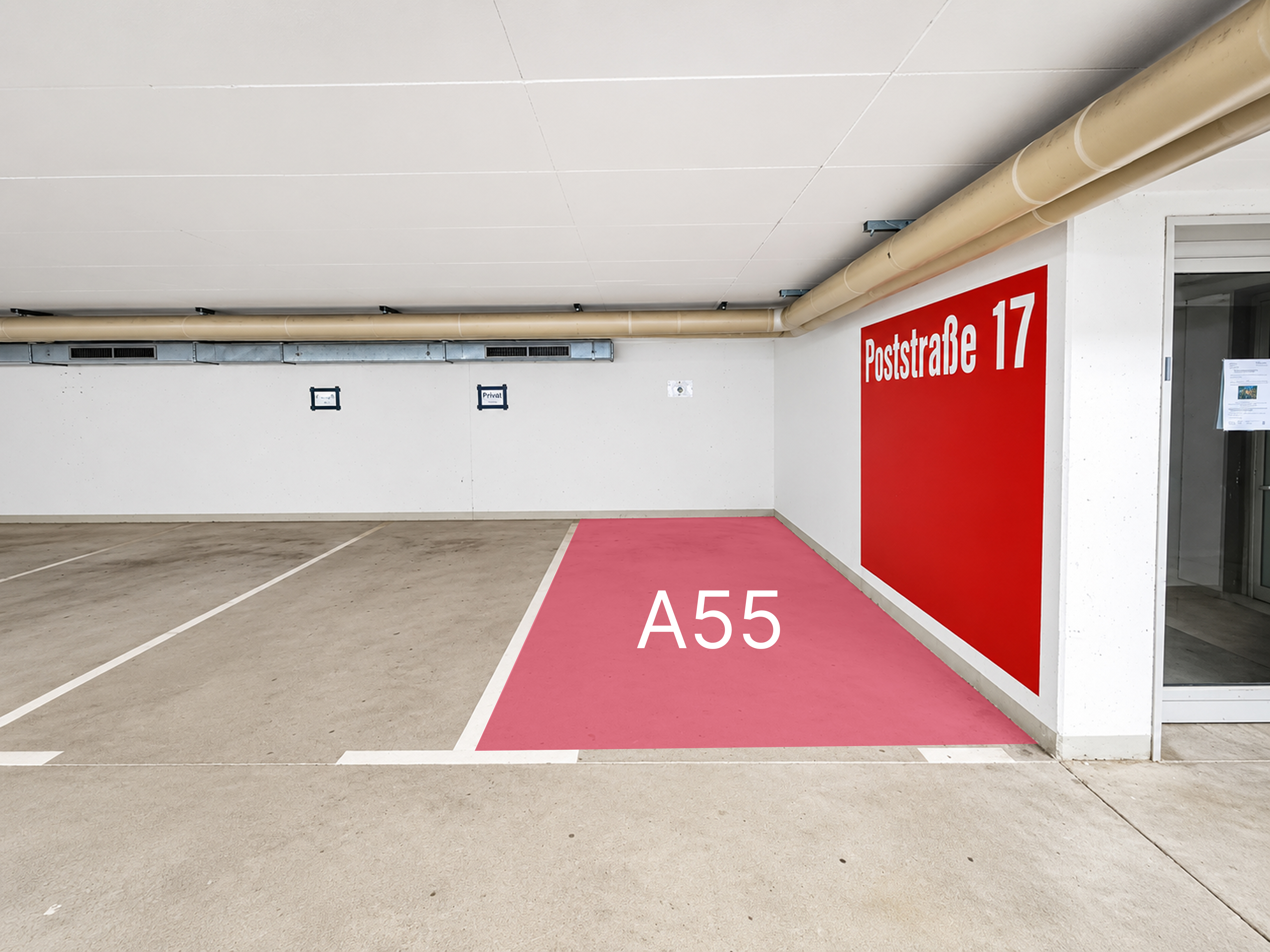 Parkplatz A55 – Ansicht 1